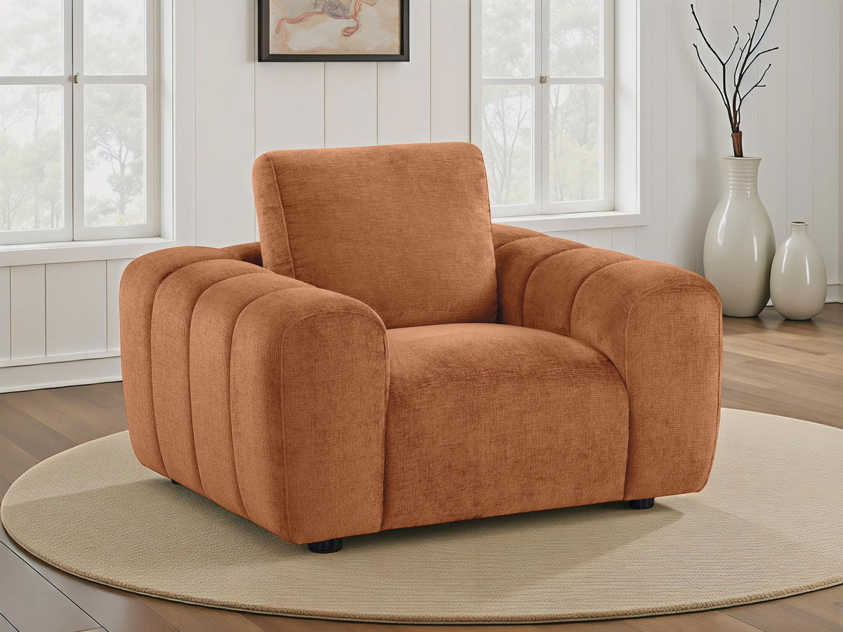 Burnett Chenille Upholstered Accent Chair