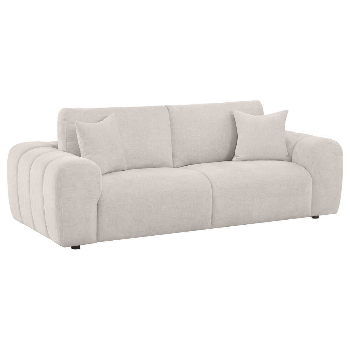 Burnett Chenille Upholstered Sofa Set