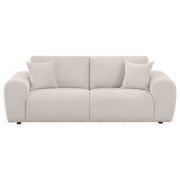 Burnett Chenille Upholstered Wide Arm Sofa