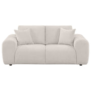 Burnett Chenille Upholstered Wide Arm Loveseat