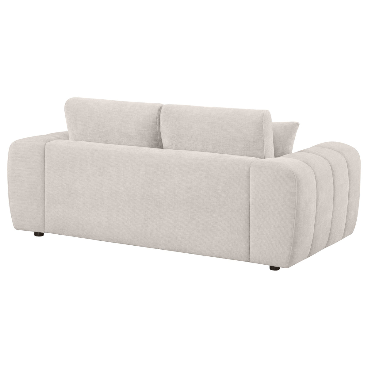 Burnett Chenille Upholstered Wide Arm Loveseat
