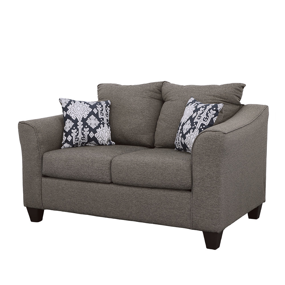 Salizar Upholstered Flared Arm Loveseat