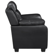 Finley Upholstered Padded Arm Tufted Sofa Set