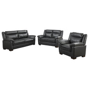 Arabella Upholstered Padded Arm Sofa Set Grey
