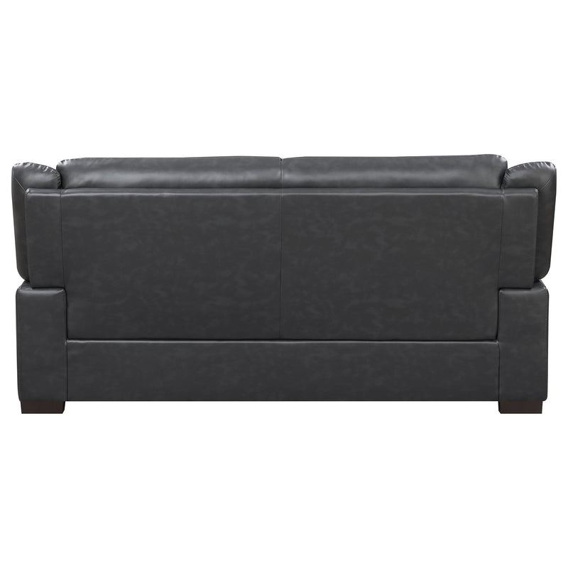 Arabella Upholstered Padded Arm Sofa Set Grey