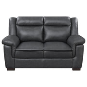 Arabella Upholstered Padded Arm Sofa Set Grey