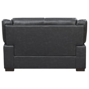 Arabella Upholstered Padded Arm Sofa Set Grey