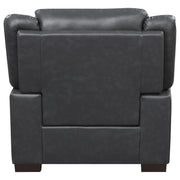 Arabella Upholstered Padded Arm Sofa Set Grey