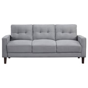 Bowen Upholstered Track Arm Tufted Sofa Set
