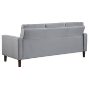 Bowen Upholstered Track Arm Tufted Sofa Set