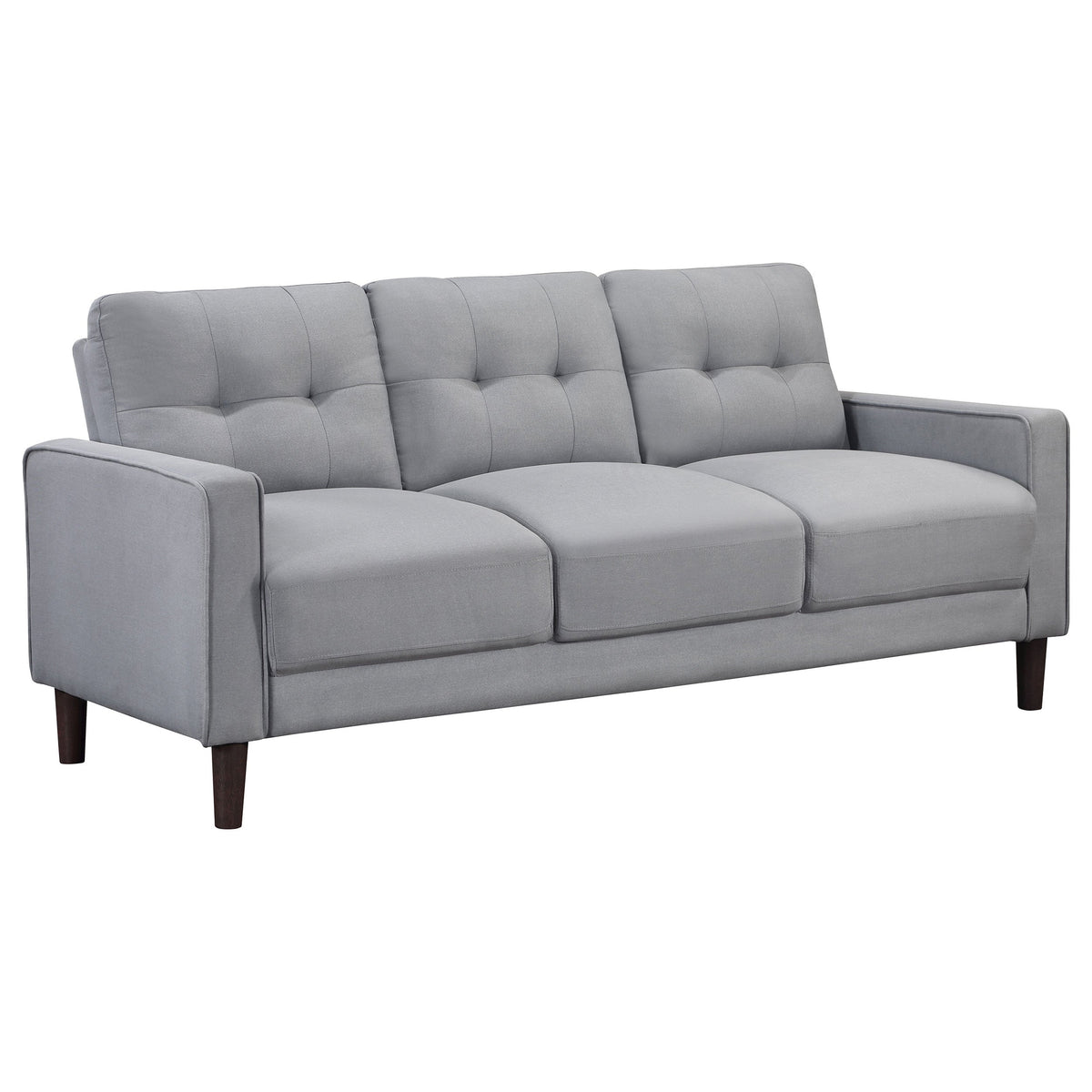 Bowen Upholstered Track Arm Tufted Sofa Set