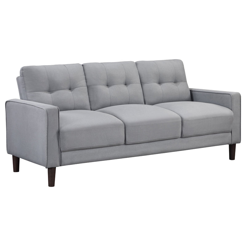 Bowen Upholstered Track Arm Tufted Sofa Set