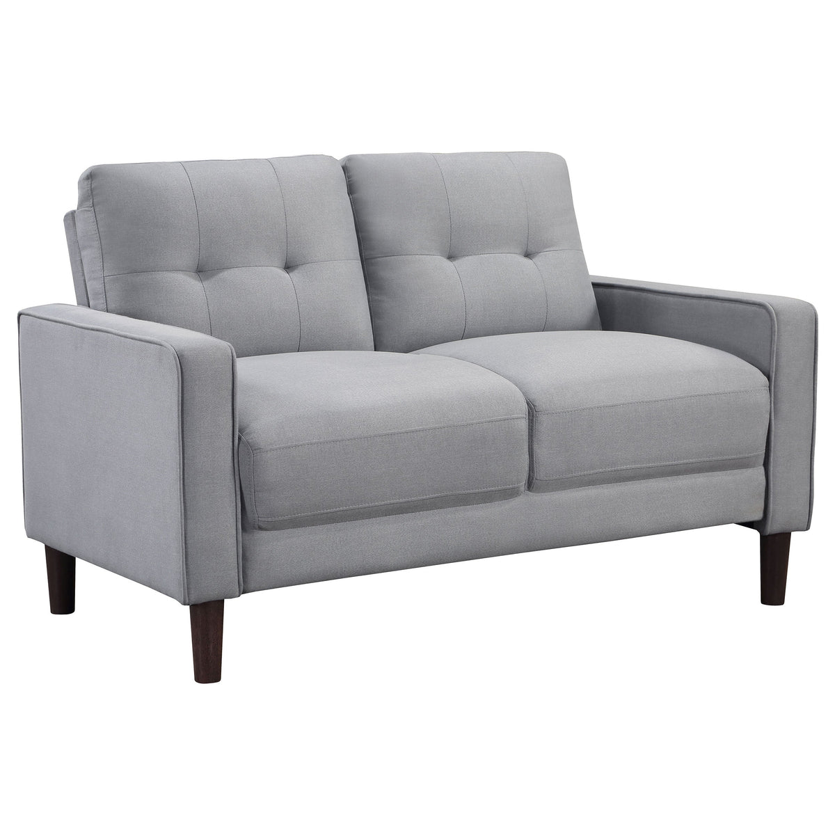 Bowen Upholstered Track Arm Tufted Sofa Set