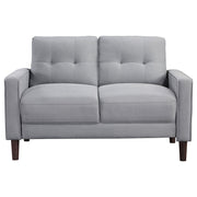 Bowen Upholstered Track Arm Tufted Sofa Set