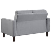 Bowen Upholstered Track Arm Tufted Sofa Set