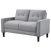 Bowen Upholstered Track Arm Tufted Loveseat