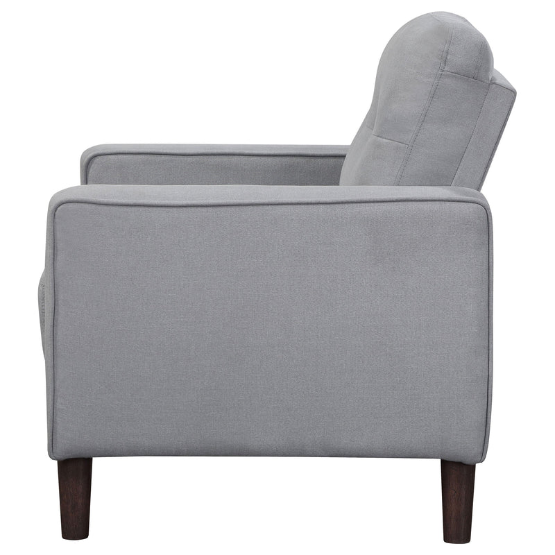 Bowen Upholstered Track Arm Tufted Accent Chair