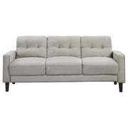Bowen Upholstered Track Arm Tufted Sofa Set
