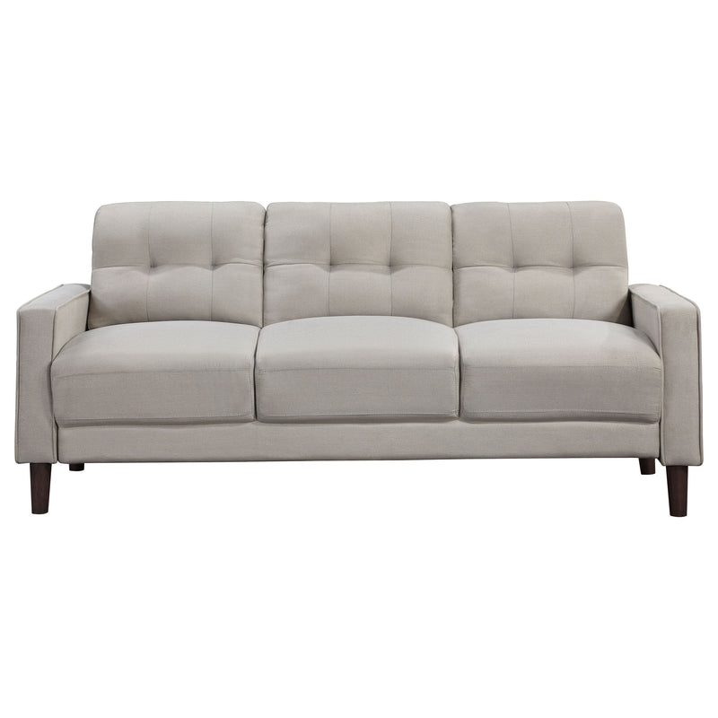 Bowen Upholstered Track Arm Tufted Sofa Set