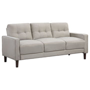 Bowen Upholstered Track Arm Tufted Sofa Set