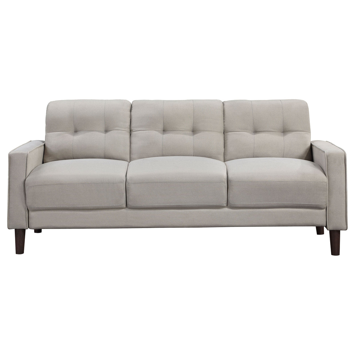 Bowen Upholstered Track Arm Tufted Sofa Set