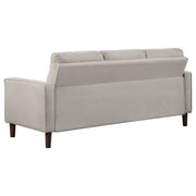 Bowen Upholstered Track Arm Tufted Sofa Set