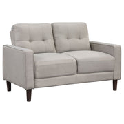 Bowen Upholstered Track Arm Tufted Sofa Set