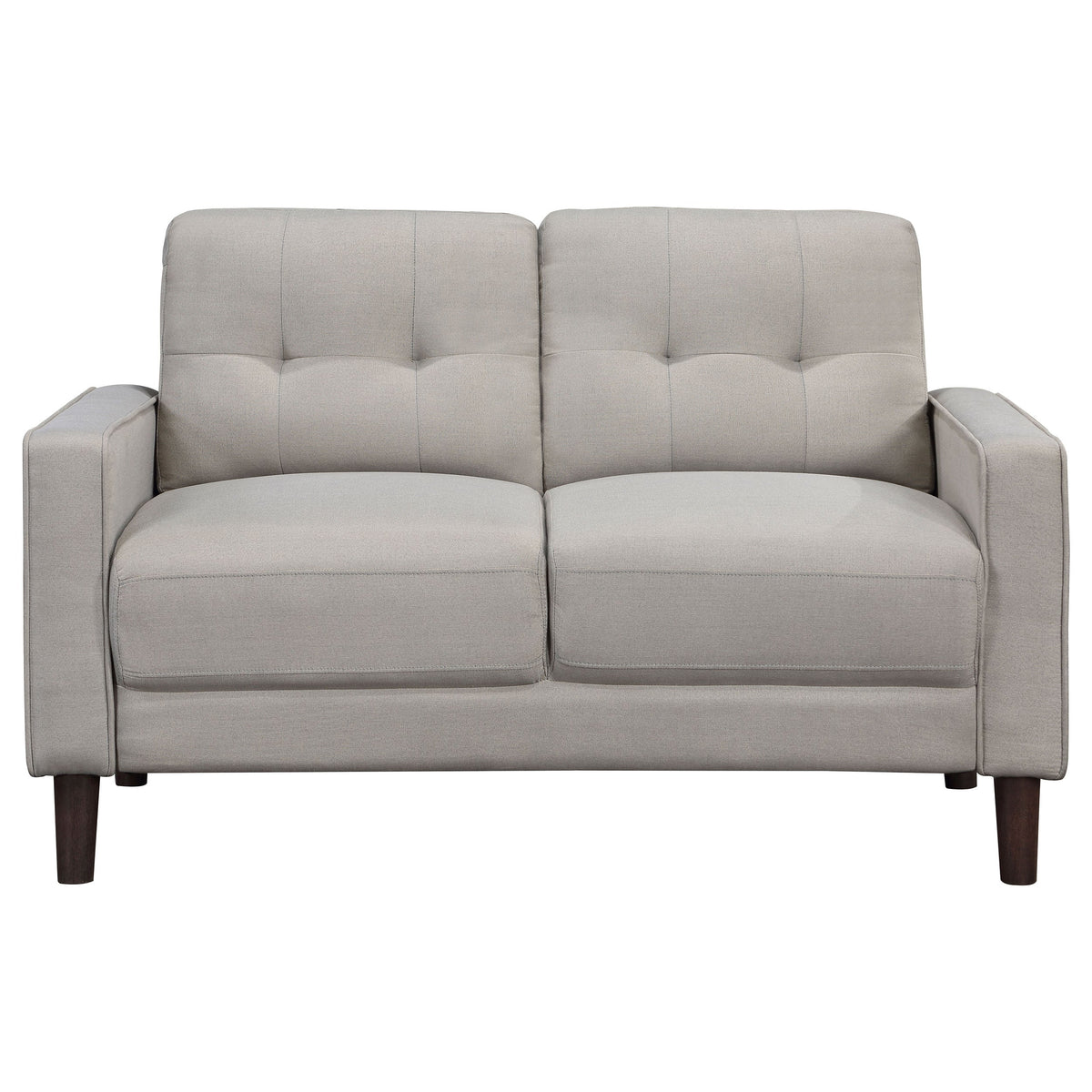 Bowen Upholstered Track Arm Tufted Sofa Set