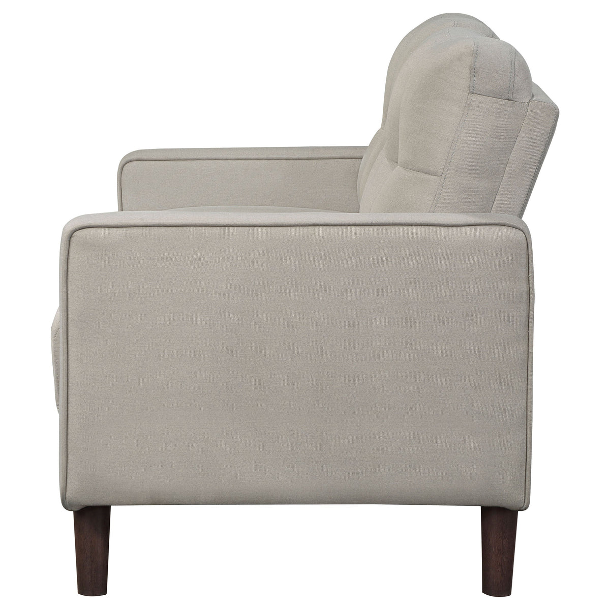 Bowen Upholstered Track Arm Tufted Loveseat
