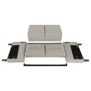 Bowen Upholstered Track Arm Tufted Loveseat