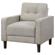 Bowen Upholstered Track Arm Tufted Accent Chair