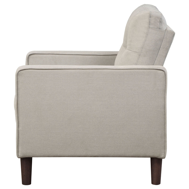 Bowen Upholstered Track Arm Tufted Accent Chair