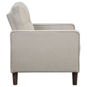 Bowen Upholstered Track Arm Tufted Accent Chair