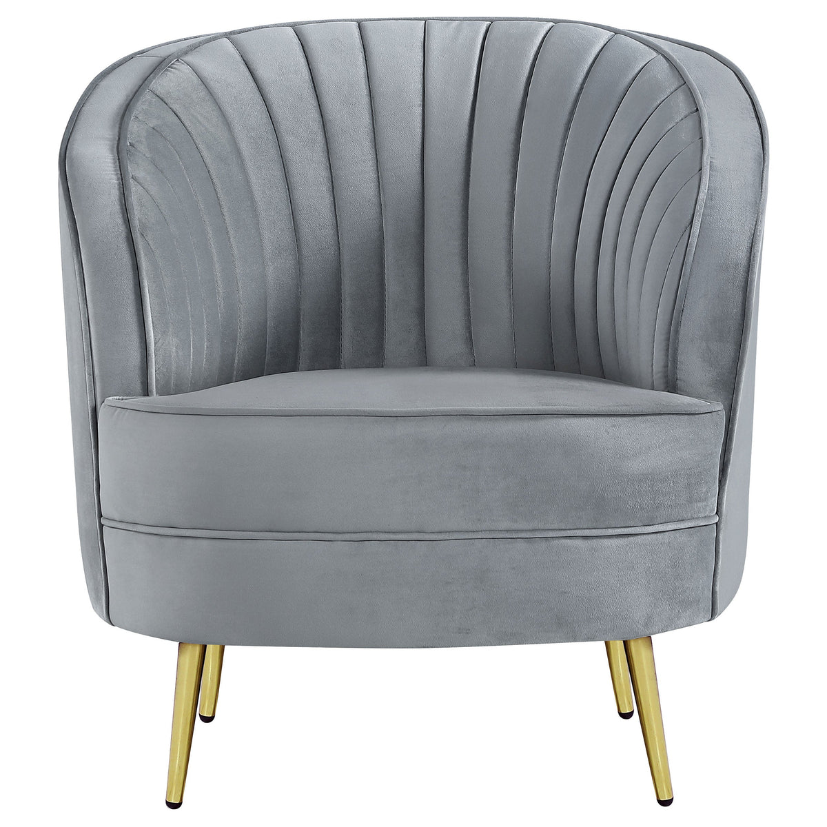 Sophia Upholstered Channel Tufted Sofa Set