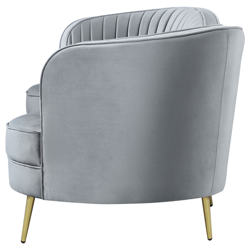 Sophia Upholstered Channel Tufted Sofa
