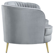 Sophia Upholstered Channel Tufted Loveseat