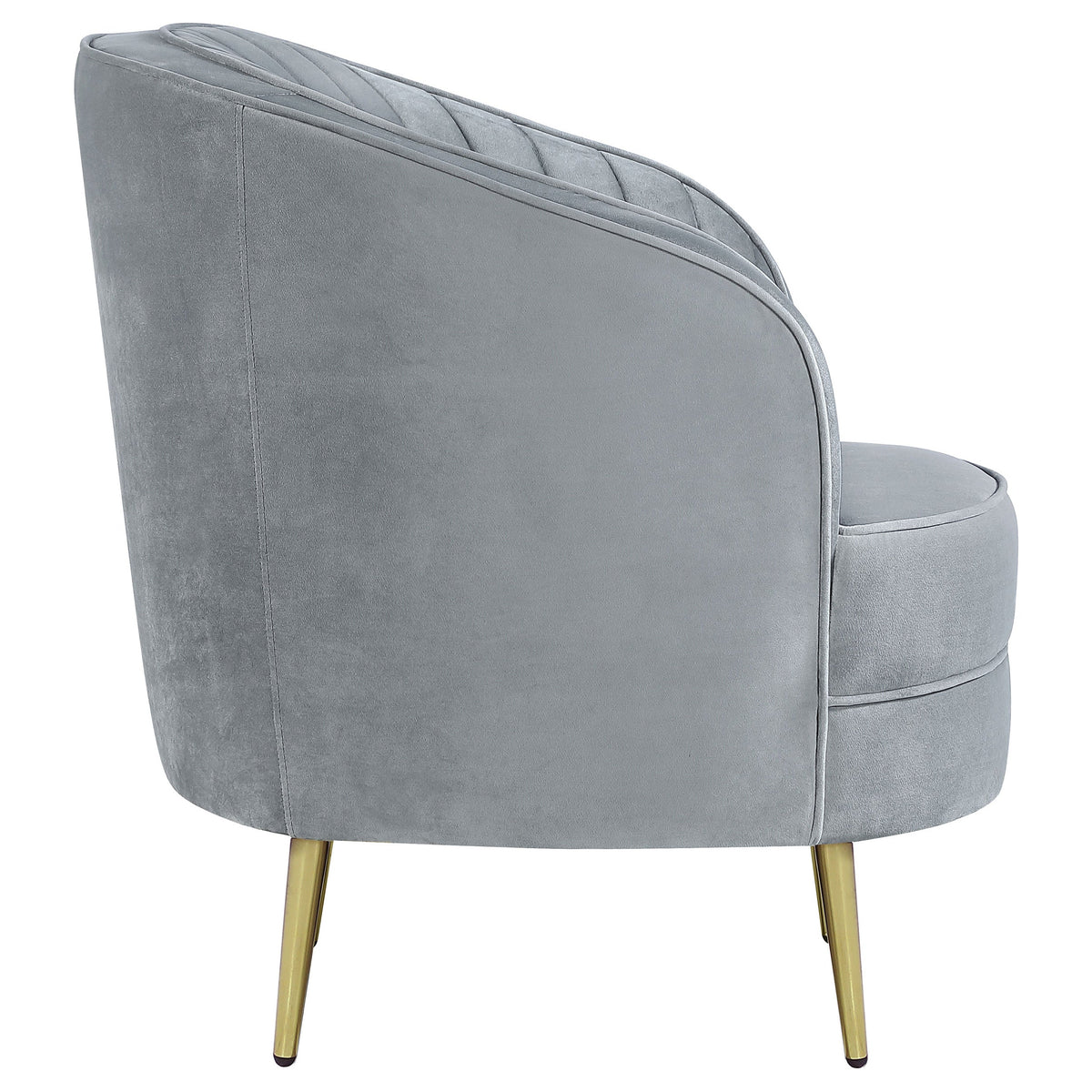 Sophia Upholstered Channel Tufted Accent Chair