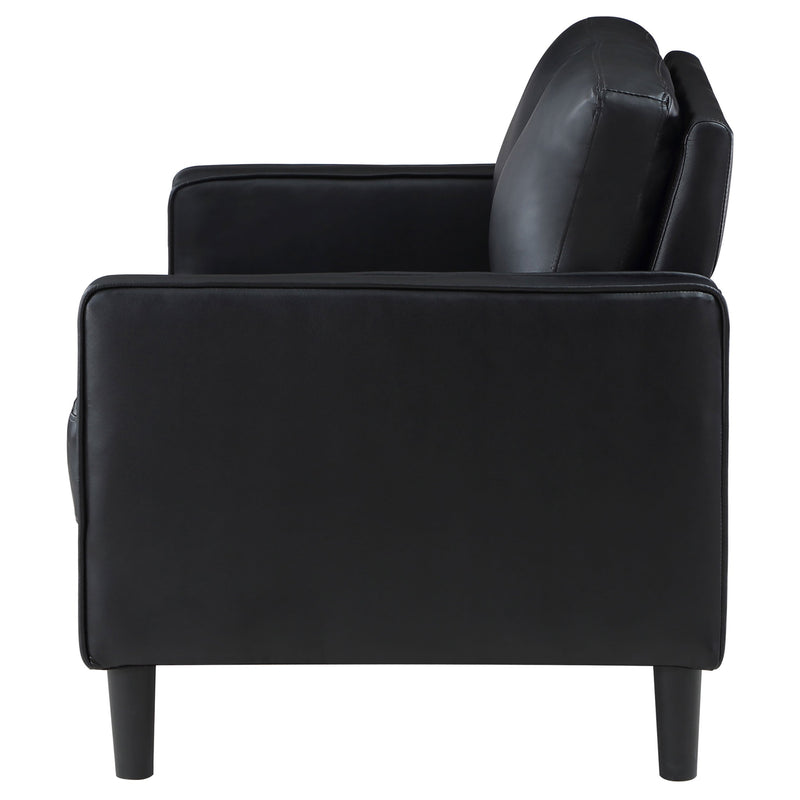 Ruth Upholstered Track Arm Loveseat