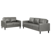 Ruth Upholstered Track Arm Sofa Set