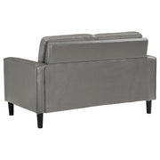 Ruth Upholstered Track Arm Sofa Set