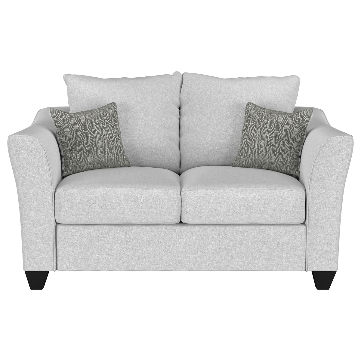 Salizar Upholstered Flared Arm Loveseat