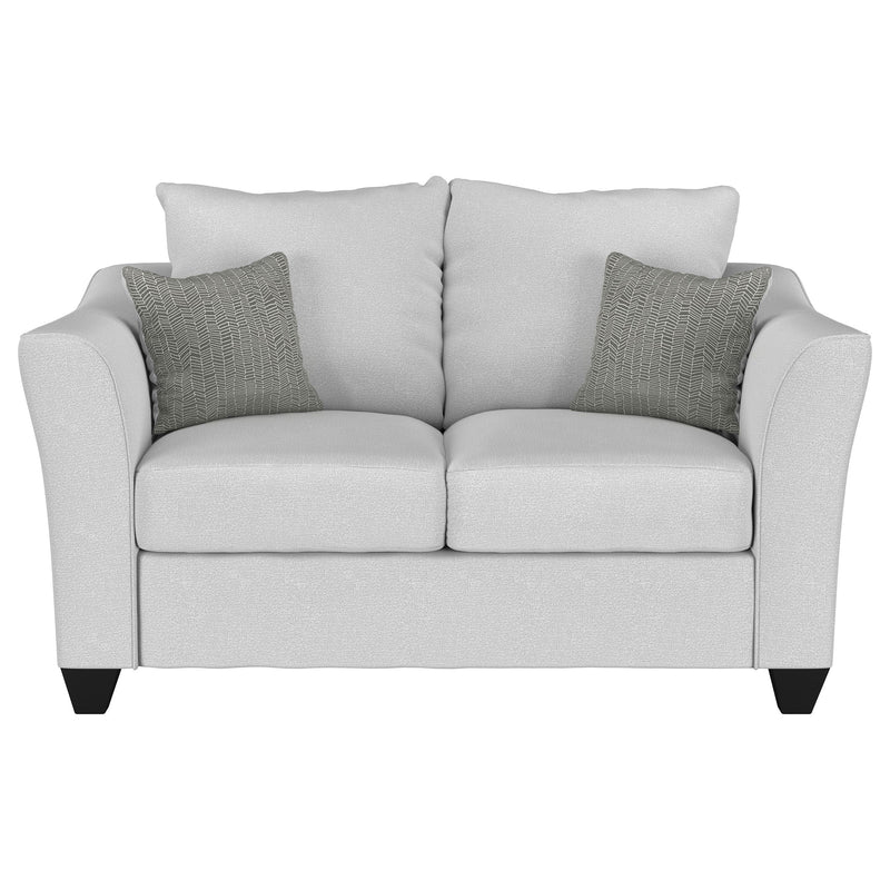 Salizar Upholstered Flared Arm Loveseat