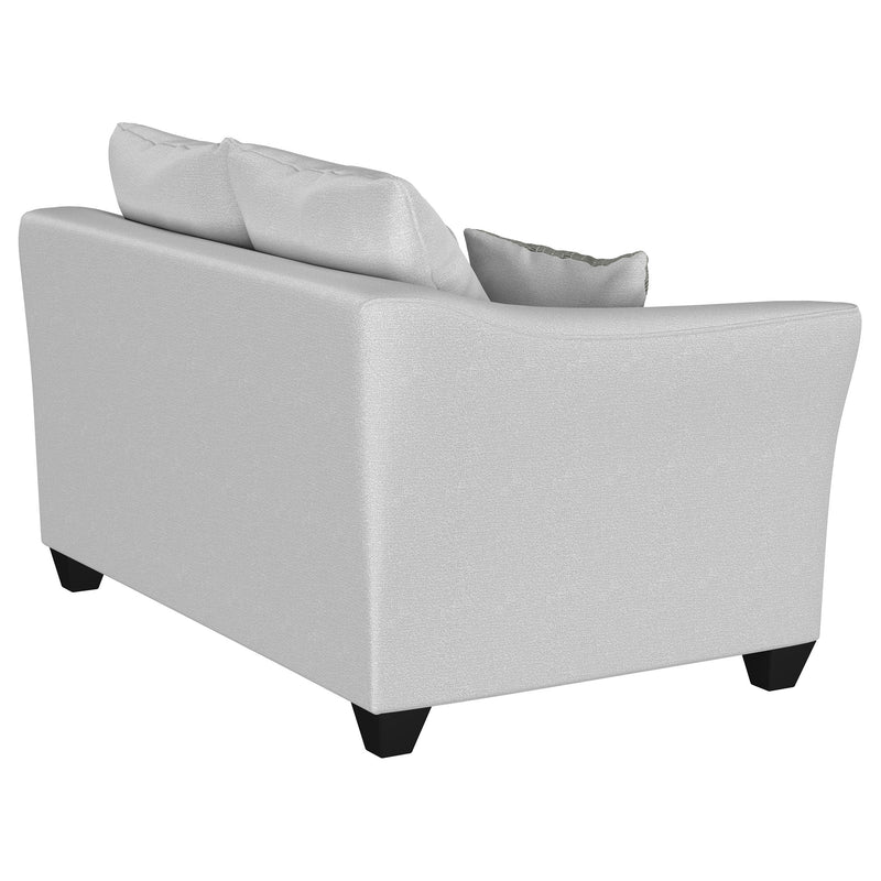 Salizar Upholstered Flared Arm Loveseat