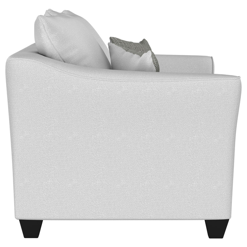 Salizar Upholstered Flared Arm Loveseat
