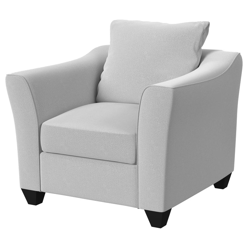 Salizar Upholstered Flared Arm Accent Chair