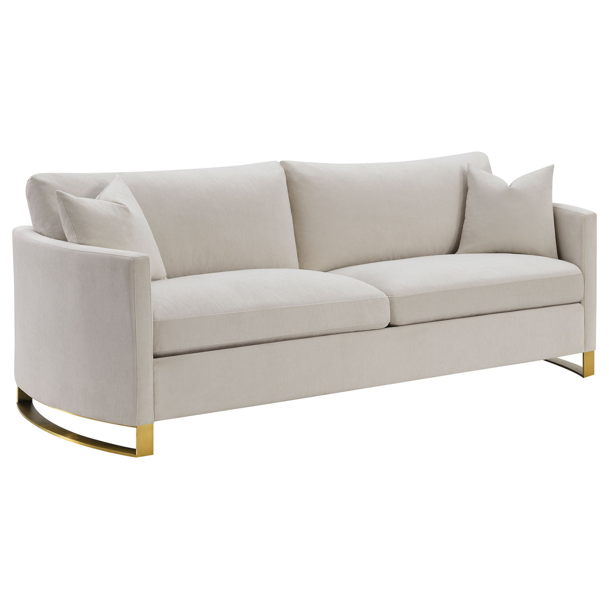 Corliss Upholstered Curved Track Arm Sofa
