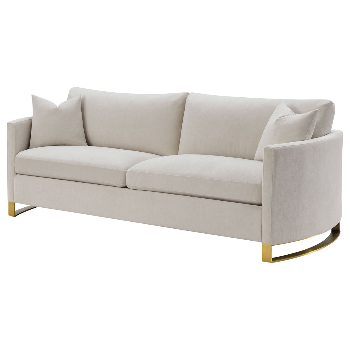 Corliss Upholstered Curved Track Arm Sofa
