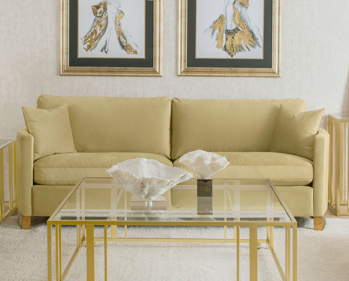 Corliss Upholstered Curved Track Arm Sofa