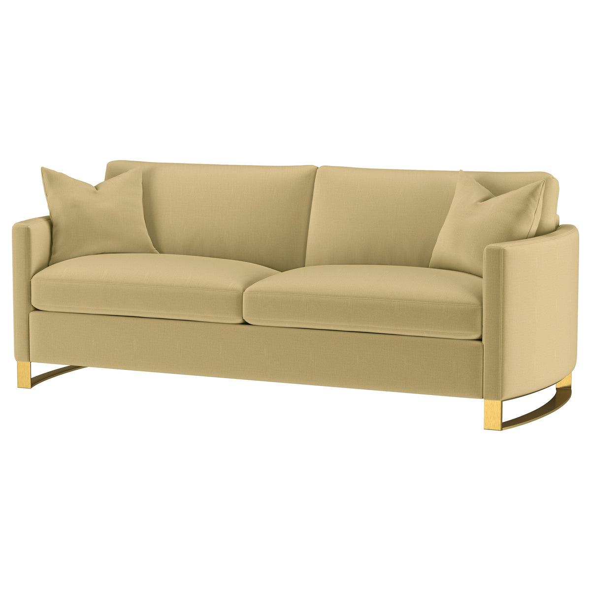 Corliss Upholstered Curved Track Arm Sofa