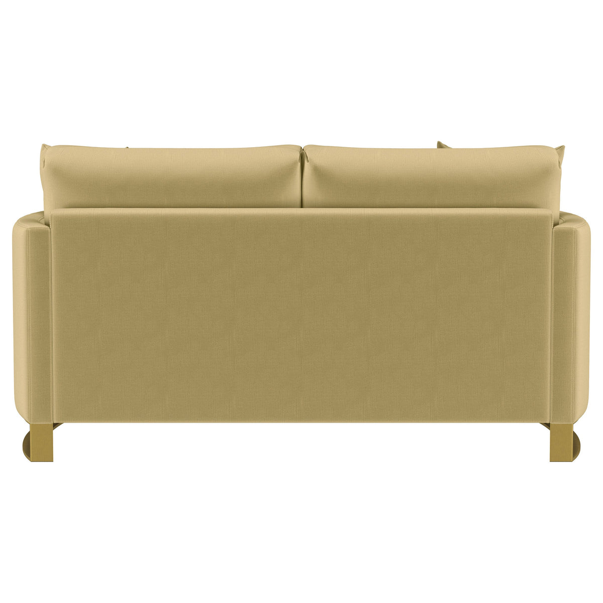 Corliss Upholstered Curved Track Arm Loveseat